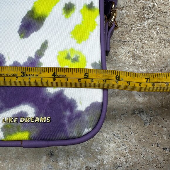 Like Dreams Crossbody Bag Womens Small Purse Multicolor Tie Dye Adjustable Strap - Picture 8 of 9